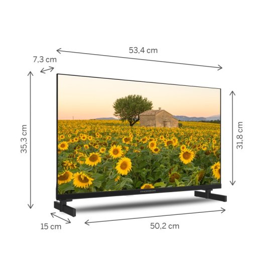 Thomson 24HA2S13C Téléviseur LED HD Android 24" + Adaptateur 12V
