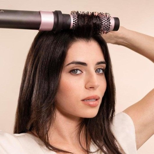 Modelador Multifuncional Cecotec Bamba CeramicCare AirGlam Original 1400W Cerâmica Iónica Coanda 3 Temperaturas 6 Acessórios Cinzento