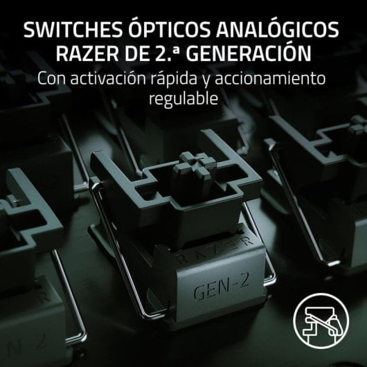 Razer Huntsman V3 Pro TKL Teclado Mecánico Gaming Switch Analog Optical Gen2 Layout USA