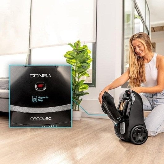 Staubsauger mit Beutel Cecotec Conga Powerbag 4000 XL 890W 4L Zubehör