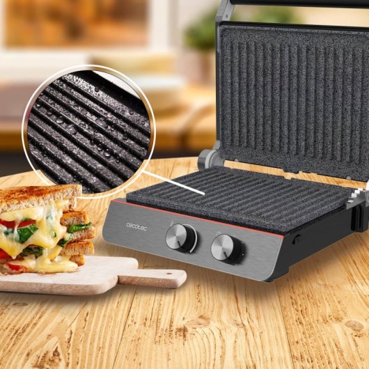 Cecotec Rock'nGrill Blaze Neon Grelhador Elétrico 2200W