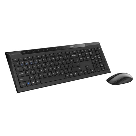 Rapoo 8210M Combo Teclado y Ratón Inalámbricos Multimodo Qwerty Negro
