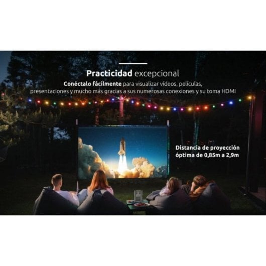 Proyector Strong Q1 HD 720p 300 Lúmenes 120" LED LCD Portabel