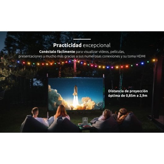 Strong Q1 Mini Proyector ANSI LED HD 720p 1500 Lúmenes Blanco