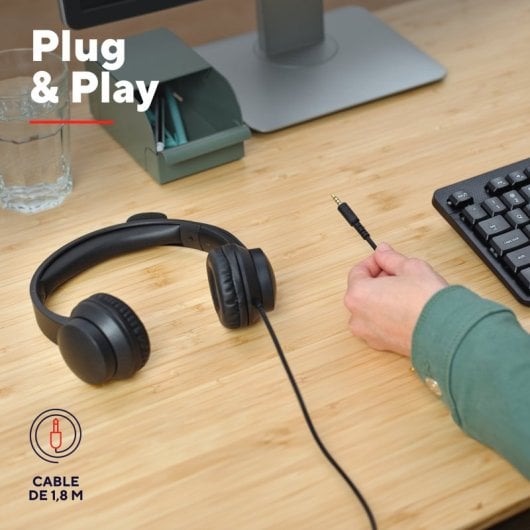 Trust Ayda Headset com Microfone Preto