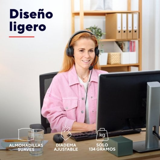 Trust Ayda On Ear Auriculares USB con Micrófono Negros