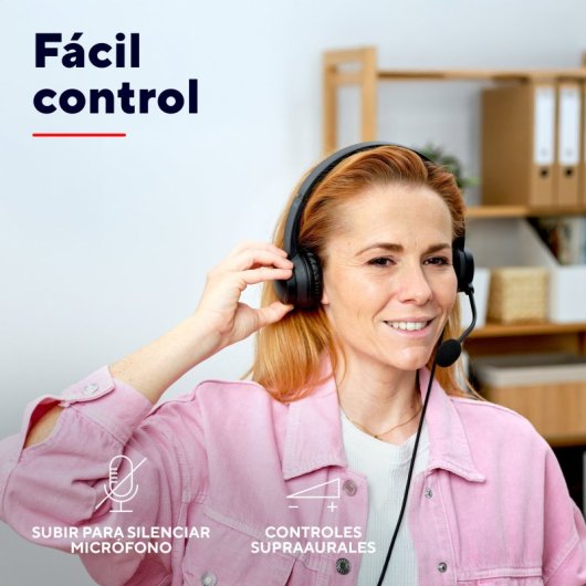 Trust Ayda On Ear Auriculares USB con Micrófono Negros