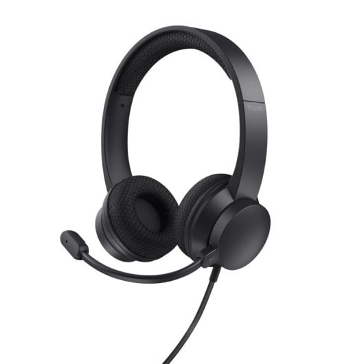 Cuffie Trust Ayda ENC USB con microfono con cancellazione del rumore nere