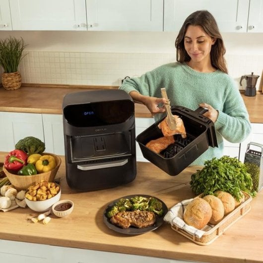 Cecotec Cecofry FoodCourt 11000 Connected C Fritadeira a Ar 11L Preta