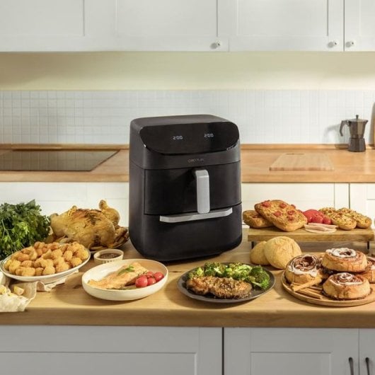 Cecotec Cecofry FoodCourt 11000 Connected C Fritadeira a Ar 11L Preta