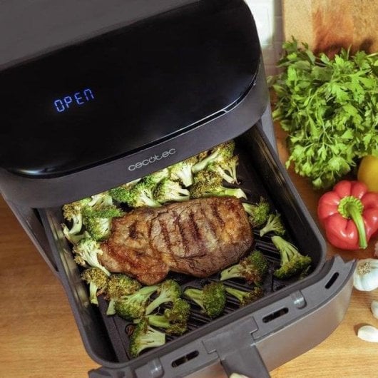 Friggitrice ad aria Cecotec Cecofry FoodCourt 11000 Connected C 11L 2300W MultiFunzione con controllo mobile