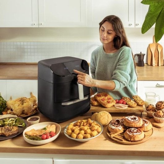 Cecotec Cecofry FoodCourt 11000 Connected C Fritadeira a Ar 11L Preta