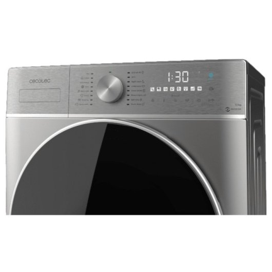 Cecotec Bolero Dresscode 10800 Inverter Steel Lavadora de Carga Frontal 10Kg A Acero Inoxidable