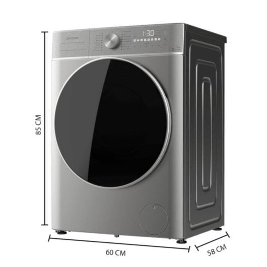 Cecotec Bolero Dresscode 10800 Inverter Steel Lavadora de Carga Frontal 10Kg A Acero Inoxidable