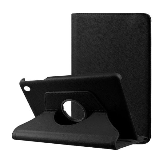 Étui en similicuir lisse noir cool pour Samsung Galaxy Tab A9 X110