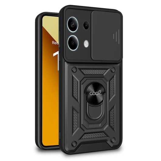Coole schwarze Hartringhülle für Xiaomi Redmi Note 13 5G