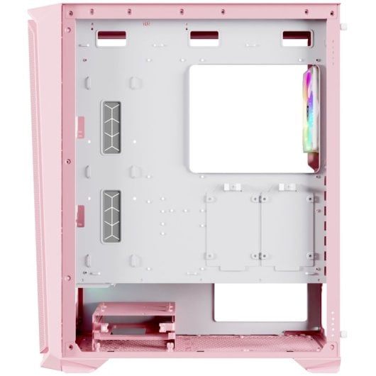 Nfortec Krater X Pink Cristal Templado USB 3.0 ARGB Rosa