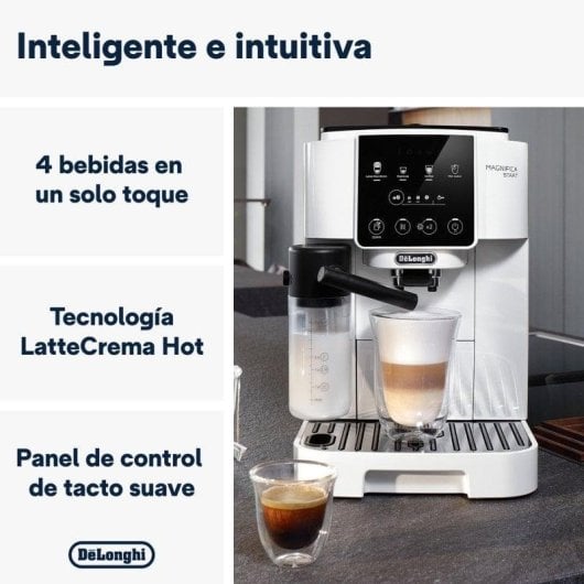 Caffettiera Superautomatica DeLonghi Magnifica Start ECAM220.61.W 1,8L 15 bar con montalatte