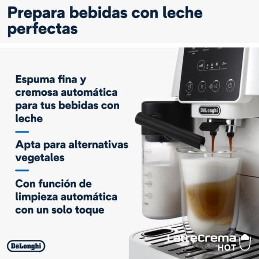 DeLonghi Magnifica Start ECAM220.61.W Cafetière super automatique avec broyeur 15 barres Blanc