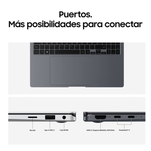 Samsung Galaxy Book4 Pro 360 NP960QGK-KG2ES Intel Evo Core Ultra 7 155H/16GB/1TB SSD/16" Táctil
