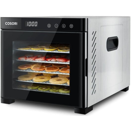 Cosori CP267-FD-RXS Deshidratador de 6 Bandejas Premium de Acero Inoxidable