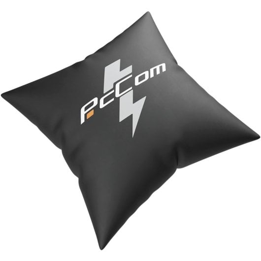 Logo cuscino PCCom nero