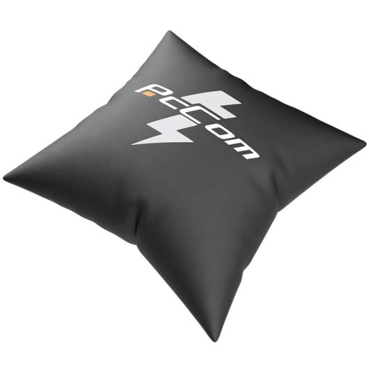 Logo cuscino PCCom nero