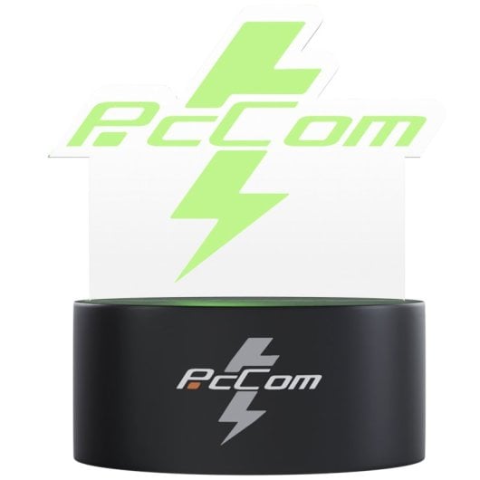 PcCom LED Logo Sobremesa RGB