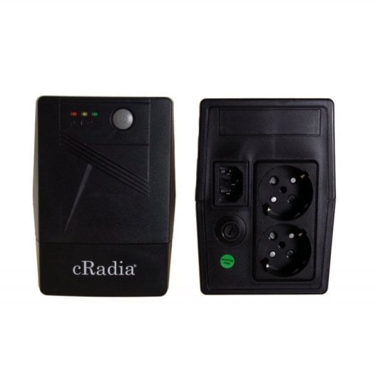 Cradia London Interactive UPS 1020 VA con 2 prese AC Schuko