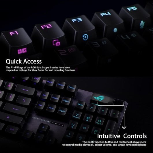 ASUS ROG Strix Scope NX Wireless Deluxe Tastiera da gioco meccanica wireless Rx Rossa