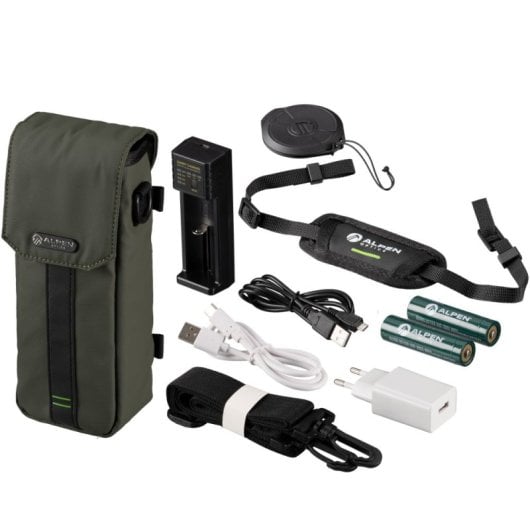 Monoculaire Thermique 1300 M Chasse 35 Mm + Télémètre + Coffret Cadeau