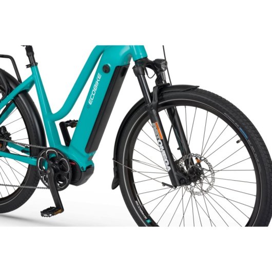 Ecobike Lx500 19 Palm Blue 17.5ah Bicicleta Eléctrica De Trekking