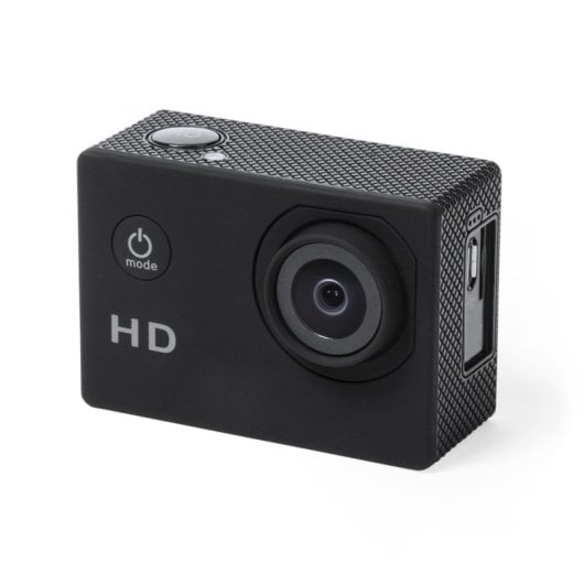 Klack Câmara de Ação Desportiva Full HD 1080p Resistente à Água Preta