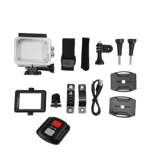 Klack Pro 4K Cámara Deportiva de Acción con Mando Negra