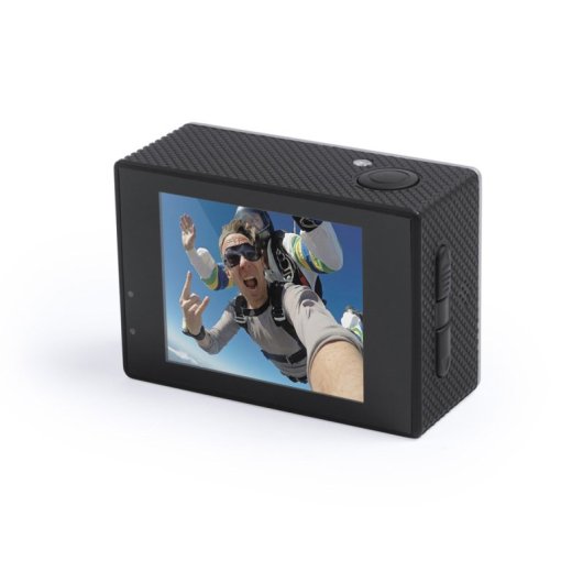 Klack Pro 4K Câmara Desportiva de Ação com Comando Rosa