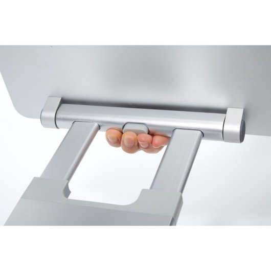 POUT Eyes3 Lift - Support Télescopique Pour Ordinateur Portable En Aluminium Gris Argente 90944106