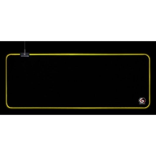 Gembird MP-GAMELED-L Mauspad Gaming-Mauspad Schwarz