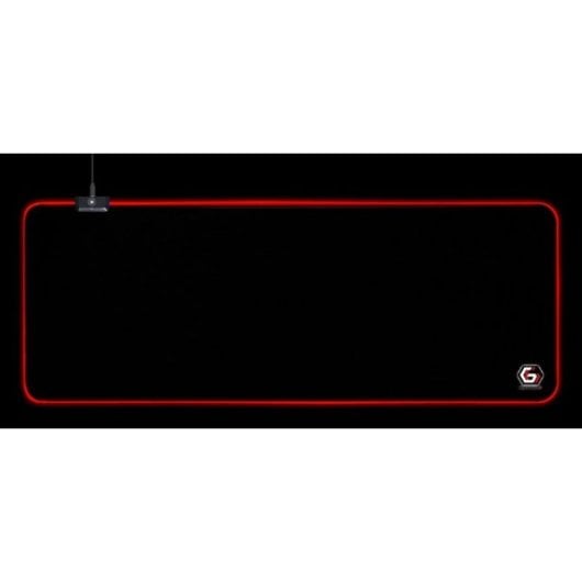 Gembird MP-GAMELED-L Mauspad Gaming-Mauspad Schwarz