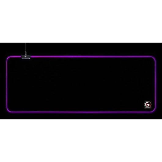 Gembird MP-GAMELED-L Mauspad Gaming-Mauspad Schwarz