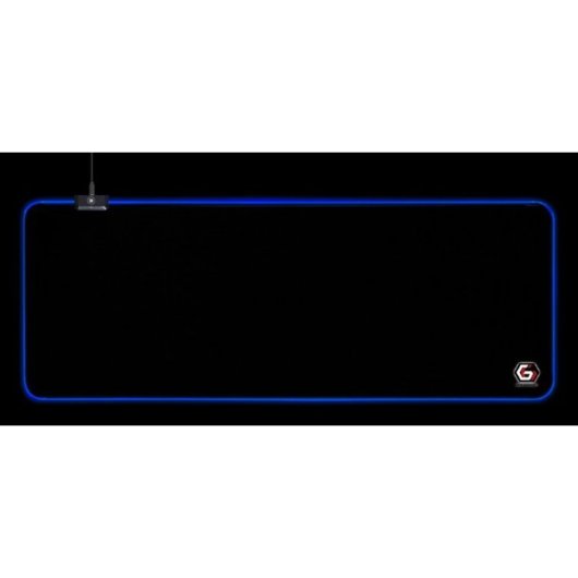 Gembird MP-GAMELED-L Mauspad Gaming-Mauspad Schwarz