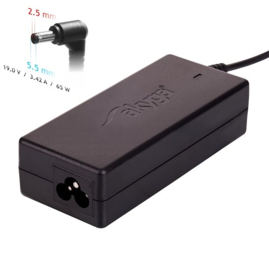 Alimentatore e inverter per interni Akyga Ak-nd-01 da 65 W Nero
