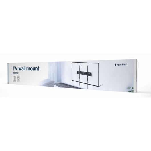 Gembird Wm-70f-01 Soporte Para TV 70" VESA 600x400 Max 40Kg Negro