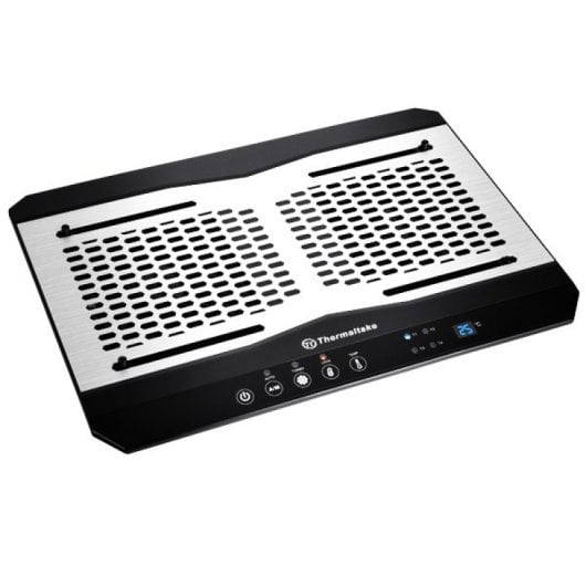 Thermaltake CL-N002-PL12BL-A Base de refroidissement pour ordinateur portable 1300 aluminium/noir