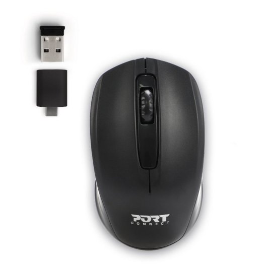 Port Designs Maletín para Portátil 15.6" con Ratón Inalámbrico Negro