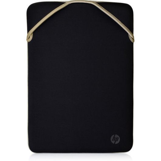 HP Reversible Protective 15.6-inch Gold Laptop Sleeve 39,6 cm (15.6") Estojo Preto, Dourado