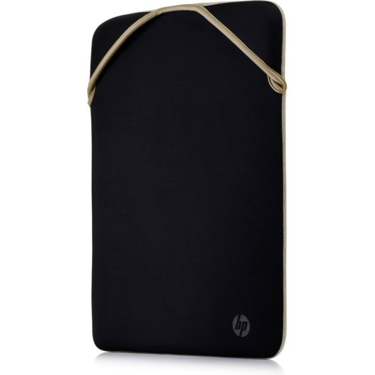 HP Reversible Protective 15.6-inch Gold Laptop Sleeve 39,6 cm (15.6") Estojo Preto, Dourado