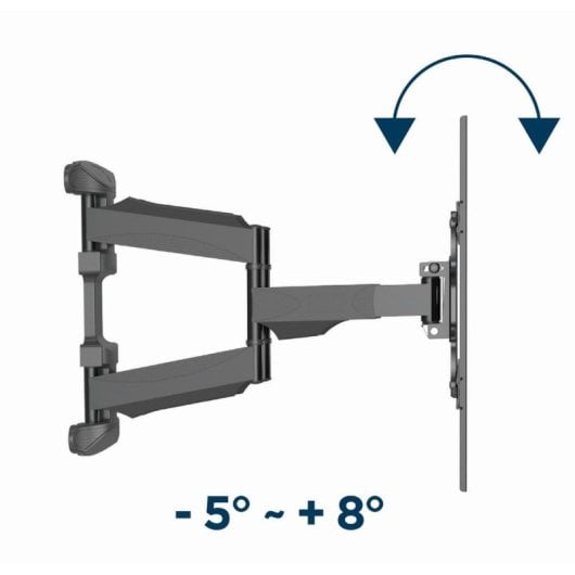 Gembird Wm-75st-01 TV-Wandhalterung 32"-75" VESA Max 45Kg Schwarz