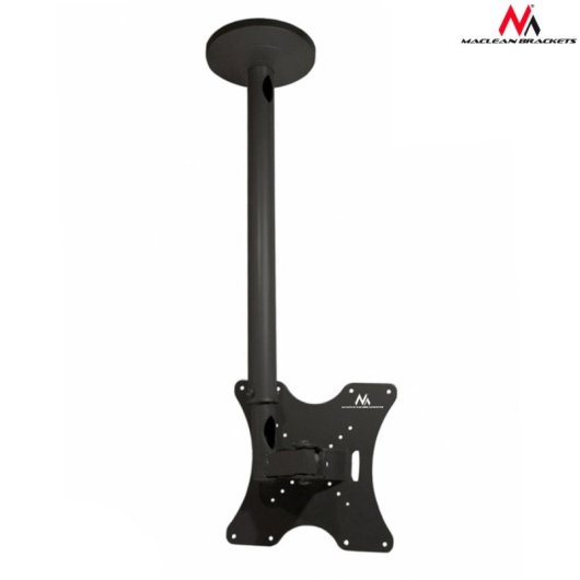 Maclean Mc-504a B Support de Plafond pour TV 23-42" VESA 200 Max 30kg Noir