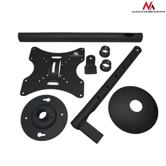 Maclean Mc-504a B Support de Plafond pour TV 23-42" VESA 200 Max 30kg Noir