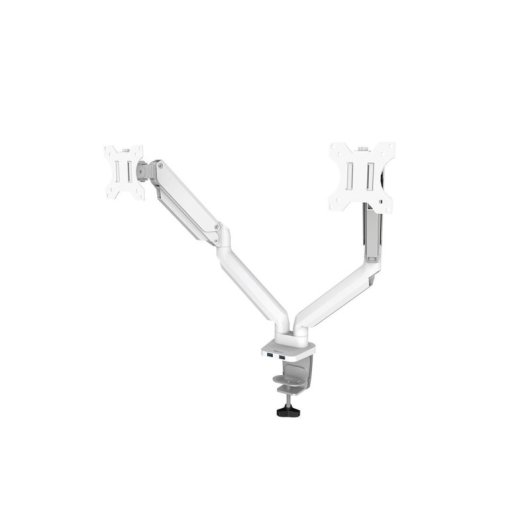 Fellowes Soporte Doble para 2 Monitores 32" VESA 100 Max 8Kg Blanco